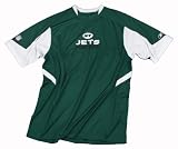 New York Jets Mens NFL LIFT Short Sleeve Performance Shirt, Green