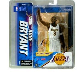 Kobe Bryant Special Edition 22 Jan 2006 81 Point Game White Uniform Los Angeles Lakers McFarlane NBA Series 11 Action Figure