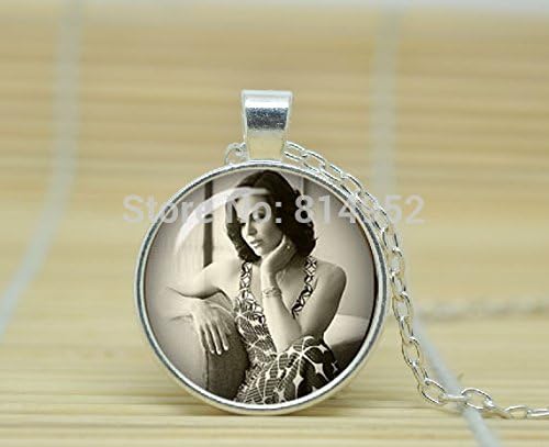 Lawrence Painting Glass Cabochon Necklace Once Upon A Time Jewelry Regina Mills Evil Queen Necklace A3431
