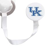 Kentucky Wildcats White Pacifier Clip