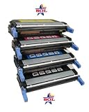 (B, C, M, Y) 4 Color Set Of Compatible Toner Cartridges For HP CP4005 Series Printers