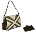Hannah Messenger Diaper Bag in Chocolate Tan