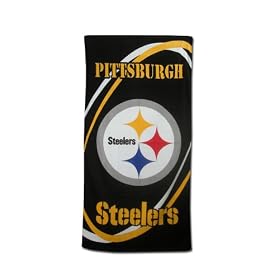 Pittsburgh Steelers Fiber Reactive Pool/Beach/Bath Towel (Team Color)
