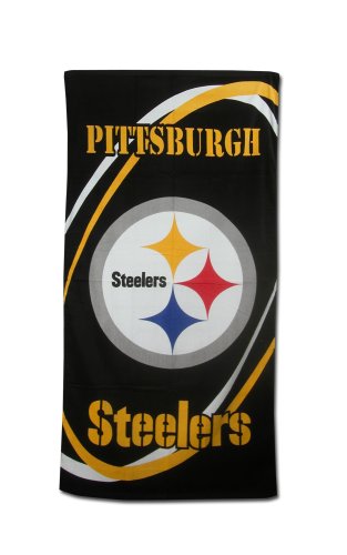 Childrens Toyshop  Apparel : Pittsburgh Steelers Fiber Reactive Pool/Beach/Bath Towel (Team Color)