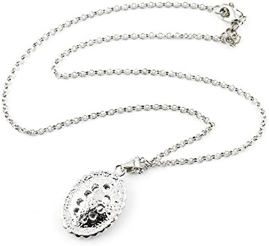 10 x Necklace Pendent Fashion Jewelry Long Chain Collier Sweater Charms CWC04 Blue Rhinestone Oval Gemstone