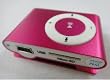 Mini Clip MP3 Player for 4GB 8GB Micro SD TF Card Pink