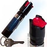 3/4 oz 17% OC Pepper Spray with Clip and Key Ring - Hottest & Most Powerful Pepper Spray Available!