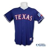 Texas Rangers Authentic COOL BASE Alternate MLB Baseball Jersey