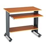 Mobile Workstation - Cherry/ Black (35 Wide)