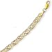 Jewelry : 14k Two-Tone Fancy Celtic Bracelet - 7.25 Inch