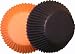 Wilton Standard Baking Cups, Assorted Black and Orange, 75 Count