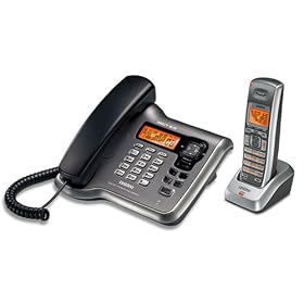 Uniden DECT2088 DECT 6.0 Corded Cordless Phone with Answering System with Caller ID by Uniden