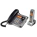 Uniden DECT2088 DECT 6.0 Corded/Cordless Phone with Answering System with Caller ID