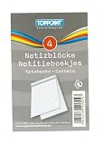 Produkt-Bild: Notizblock, A 7, kariert, 4 St&uuml;ck