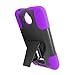 HTC Desire 510 Black And Purple Hardcore Slim Kickstand Cases