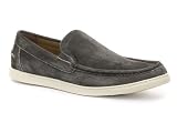 Hush Puppies Winns Grey Washed Mens Mocassin Loafers