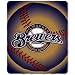 Milwaukee Brewers MLB 50 x 60 Fleece Throw Blanket