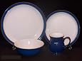 Denby Imperial Blue 4-Piece Place Setting