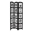 Triple-Panel Photo Screen - Black