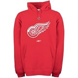 Reebok Detroit Red Wings Red Primary Logo Hoody Sweatshirt