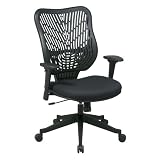 Office Star Raven SpaceFlex Back Executive Chair with Adjustable Arms by Office Star