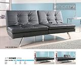 Aspen Black Sofa Bed by At Home USA