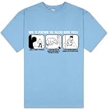 Star Trek VULCAN NERVE PINCH Spock Adult Blue T-shirt