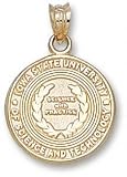 Iowa State Cyclones Solid 10K Gold Seal Pendant