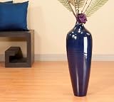 24 Tall Pod Vase - Dark Sapphire