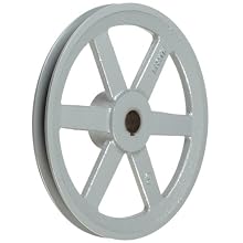 TB Woods BK10015/16 FHP Bored-To-Size, 9.75" Outside Body Diameter, 0.9375" Bore Diameter V-Belt Sheave