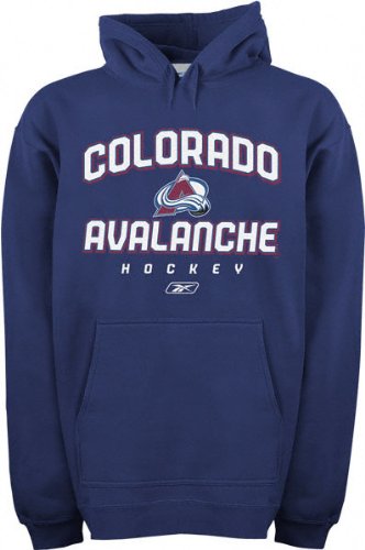 Buy Colorado Avalanche -Navy- Prima Italic Hooded Sweatshirt
