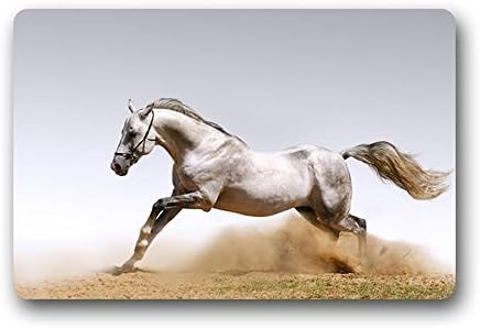 Heymats High Quality And New Fashion A Beautiful Horse Doormat Machine-washable Floor/Bath Decor Mats Rug