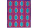 ArtisanStreet's Jewel Bold Dreidel Comforter. Features Bold Turquoise Chanukah Dreidels On A Bright Red Background With Purple Borders. Comforter Is Made From 100% Cotton Fabrics With Hand Tufting & Finishing. Measures 42 X 46 Inches.