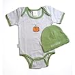 Itty Bittees Bodysuit & Hat Set: 0- 3 Months - Pumpkin