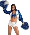 Sexy Womens Adult Costumes Dallas Cowboys Cheerleader Football Super Bowl Costume Theme Party Outfit