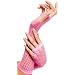 Sexy Handschuhe Netz Netzhandschuhe Lang Pink