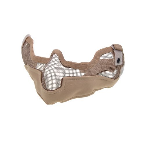 Steel Mesh Half Face Protect Paintball Airsoft Mask Best for CS Games On Sale