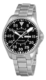 Hamilton Homme H64715135 Khaki King Black pilote Jour Date de Dial Rights Watch