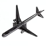 Fashion Airplane Ring; 3.5L; Gunmetal; Stretches To Fit