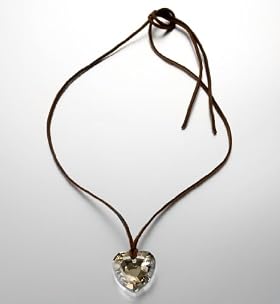 Multi-Faceted Heart Pendant Necklace