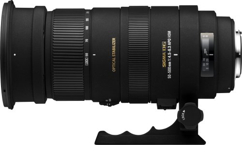 Sigma 50-500mm f 4.5-6.3 APO DG OS HSM SLD Ultra Telephoto Zoom Lens for Canon Digital DSLR Camera
