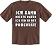 Sports : Fun-T Shirts " In der Pubert&auml;t !!! " Gr&ouml;&szlig;en S - XXL