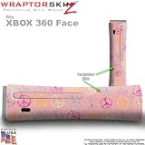 Kearas Peace Signs on Pink Skin by WraptorSkinz TM fits XBOX 360 Factory Faceplates