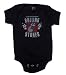 Toddler and Infant THE ROLLING STONES Rock N Roll Baby One Piece Baby Suit in Black