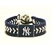 Gamewear Yankee Team Colors Gamewear Mlb Leather Wrist Bands