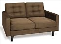 Avenue Six Plaza Tufted Loveseat - Olive