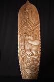CARVED TIKI SURFBOARD 6 FT - HAWAIIAN ART