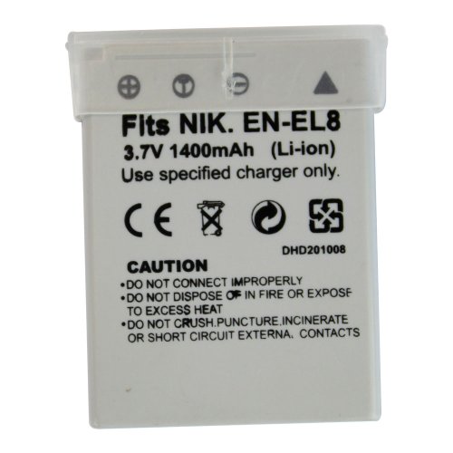 Battery for Nikon Enel8 En-el8 Coolpix P1 P2 S1 S2