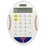 Texas Rangers White Baseball Pro-Grip Calculator