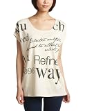 (ミスティウーマン)mysty woman ロゴ入りビッグTシャツ 52361271 21 ライトベージュ M